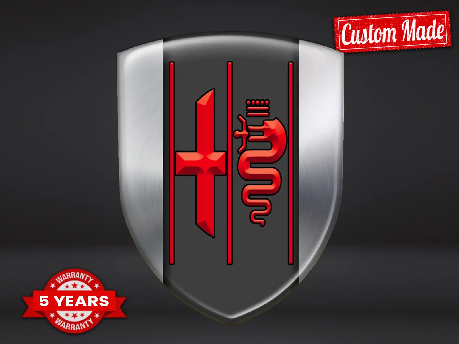 Alfa Romeo Autofenstersticker Robust Universal Hochwertig
